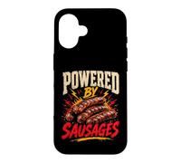 Custodia per iPhone 16 Funny Sausages Saying Humor Joke Gag