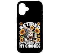Custodia per iPhone 16 Funny Saying And Retirement Gnome Grandpa For Retired Dad