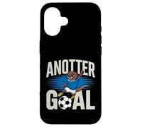 Custodia per iPhone 16 Funny Soccer Animal - Anotter Goal Otter Soccer Player