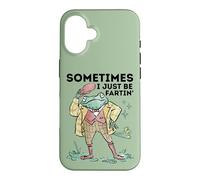 Custodia per iPhone 16 Funny Sometimes I Just Be Fartin' Frog Graphic