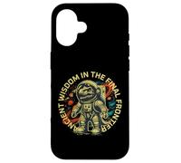 Custodia per iPhone 16 Funny Space Dinosaur Astronaut Cosmic Adventure