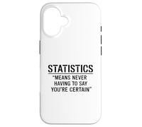 Custodia per iPhone 16 Funny Statistics Definition for Statisticians Data Analysts