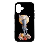 Custodia per iPhone 16 Gamba Protesi Amputato Coquette Cristiano Religioso Croce