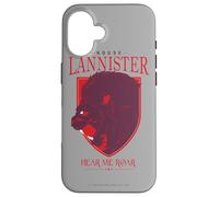 Custodia per iPhone 16 Game of Thrones Lannister Hear Me Roar