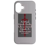 Custodia per iPhone 16 Game of Thrones The Mind Needs a Book