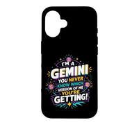Custodia per iPhone 16 Gemelli Non sai mai quale versione otterrai
