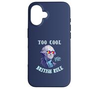 Custodia per iPhone 16 George Washington 4th July Too Cool for British Rule