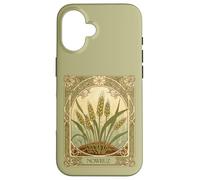 Custodia per iPhone 16 germogli di rinnovamento Art Nouveau Sabzeh Illustrazione