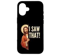 Custodia per iPhone 16 Gesù ho visto quel divertente meme cristiano