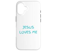 Custodia per iPhone 16 GESÙ MI AMA Abbi fede in Lui
