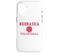 Custodia per iPhone 16 Giocatore della squadra di pallavolo del Nebraska