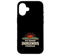 Custodia per iPhone 16 Giornata dei popoli indigeni Orgoglio indigeno Patrimonio indigeno