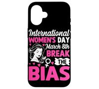 Custodia per iPhone 16 Giornata internazionale della donna 8 marzo Rompere il pregiudizio