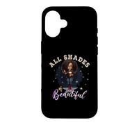 Custodia per iPhone 16 Girl Empowered Afro Black Queen African Women