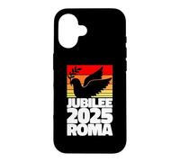 Custodia per iPhone 16 Giubileo 2025 Roma Colomba Pace Alba Strisce Anno Santo Fede