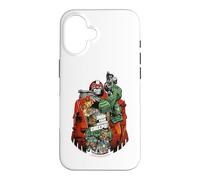 Custodia per iPhone 16 Giudice Dredd Drop Your Weapons Creeps! Retro 2000 AD Comic