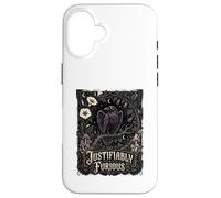 Custodia per iPhone 16 Giustamente furioso Corvo Anti Patriarcato Goth Nouveau Art