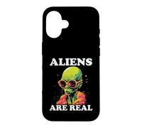Custodia per iPhone 16 Gli alieni sono un vero design extraterrestre retrò