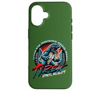 Custodia per iPhone 16 Godzilla - T-Rex When The Ancients Roam Again