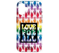 Custodia per iPhone 16 Good Luck Trolls Love For All Rainbow