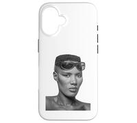 Custodia per iPhone 16 Grace Jones Singer Caldo Similpelle Era 1980 Allan Ballard