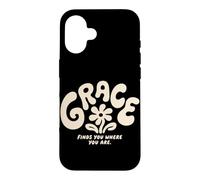 Custodia per iPhone 16 Grace ti trova dove sei cristiano religioso