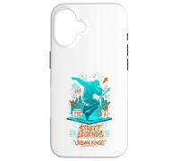 Custodia per iPhone 16 Graffiti della vecchia scuola Hip Hop Legends Break-dancer