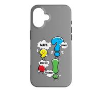 Custodia per iPhone 16 Grammatica Punteggiatura Aspetta Cosa Smettila Sono