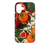 Custodia per iPhone 16 Grappolo di frutteto di fichi e cachi