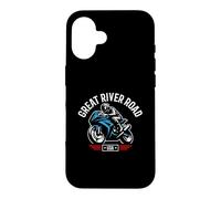 Custodia per iPhone 16 Great River Road USA Design Moto