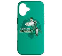 Custodia per iPhone 16 Green Lantern Easy Being Green