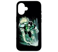 Custodia per iPhone 16 Green Lantern Emerald Energy
