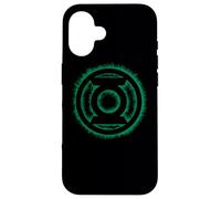 Custodia per iPhone 16 Green Lantern Green Flame Logo