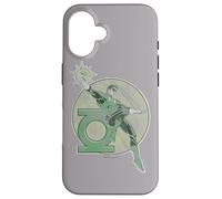 Custodia per iPhone 16 Green Lantern Retro Lantern Iron-On