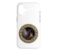 Custodia per iPhone 16 Guarda dove cammini i miei antenati camminano con me