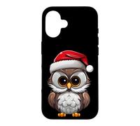 Custodia per iPhone 16 Gufi Natale