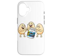 Custodia per iPhone 16 Gym Egg Protein Powder Joke