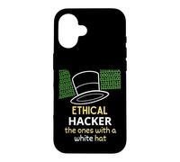 Custodia per iPhone 16 Hacker etico quelli con un White Hat Cybersecurity