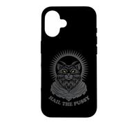 Custodia per iPhone 16 "Hail the Pussy" Goth Satan Clothing Gothic Hail Satan
