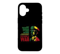 Custodia per iPhone 16 Haile Selassie War Discorsi Lion de Juda Jah Bless Rasta