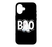 Custodia per iPhone 16 Halloween Boo Fantasmi Trick Treat