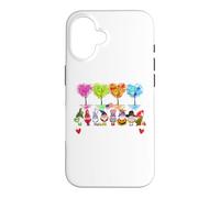 Custodia per iPhone 16 Happy Everything Gnomi Every Seasons All Year Tree