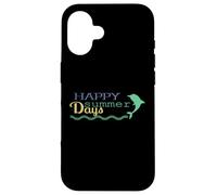 Custodia per iPhone 16 Happy Summer Days Delfino Spiaggia Onda Carino Estate Delfini