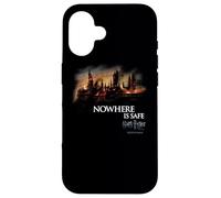 Custodia per iPhone 16 Harry Potter Burning Hogwarts