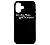 Custodia per iPhone 16 Harry Potter He Who Must Not Be Named
