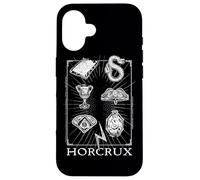 Custodia per iPhone 16 Harry Potter Horcrux Symbols