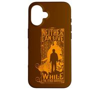 Custodia per iPhone 16 Harry Potter Neither Can Live While The Other Survives