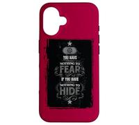 Custodia per iPhone 16 Harry Potter Nothing To Fear Poster