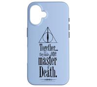 Custodia per iPhone 16 Harry Potter Together They Make One Master of Death
