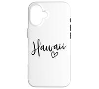 Custodia per iPhone 16 Hawaii Heart - Costume da donna Love Hawaii